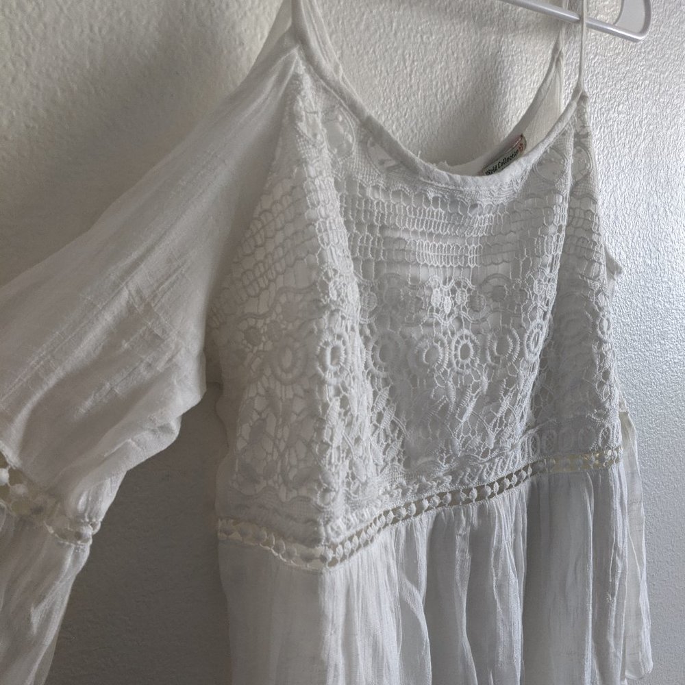 Cold Shoulder Flowy Dress